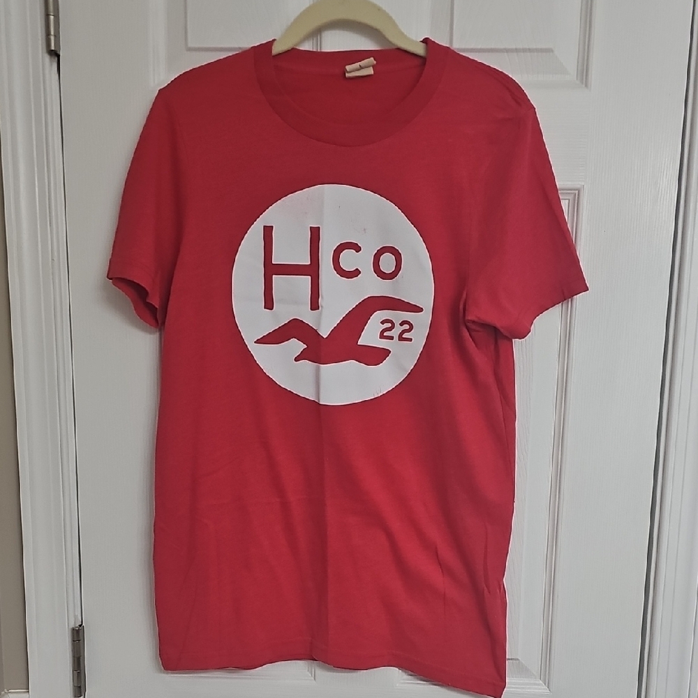 Hollister Red Graphic Tee- Men's